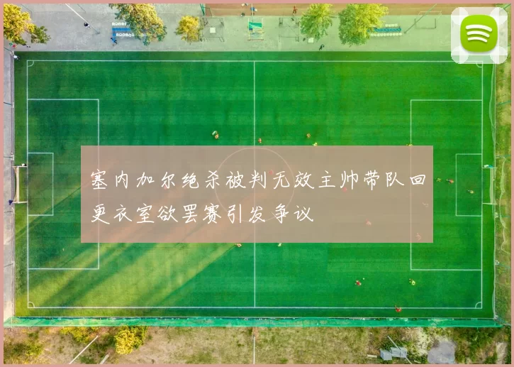 塞内加尔绝杀被判无效主帅带队回更衣室欲罢赛引发争议