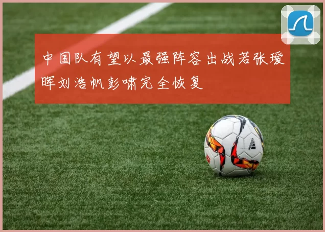 中国队有望以最强阵容出战若张瑷晖刘浩帆彭啸完全恢复